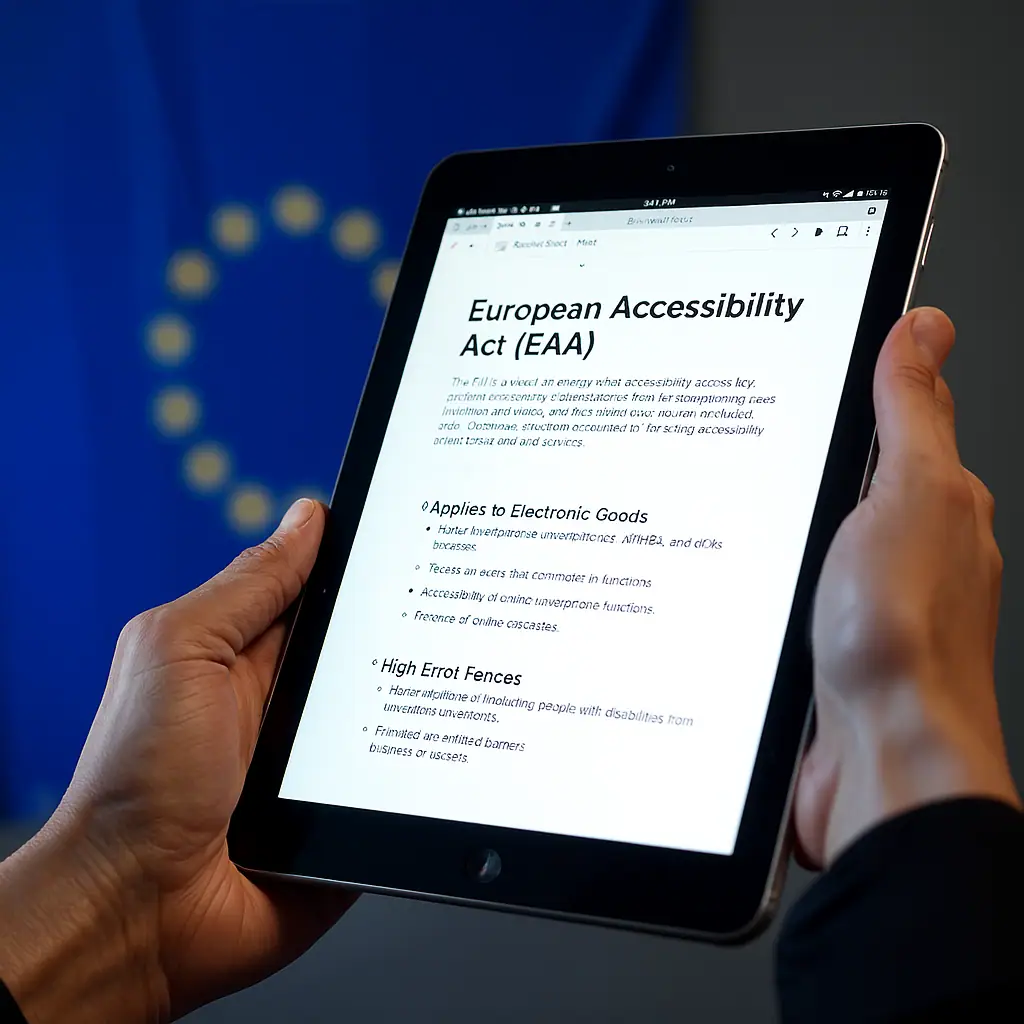 L’European Accessibility Act (EAA) en Belgique et en France : ce qu’il faut savoir