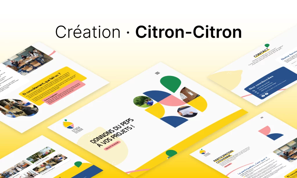Création du site Citron-Citron
