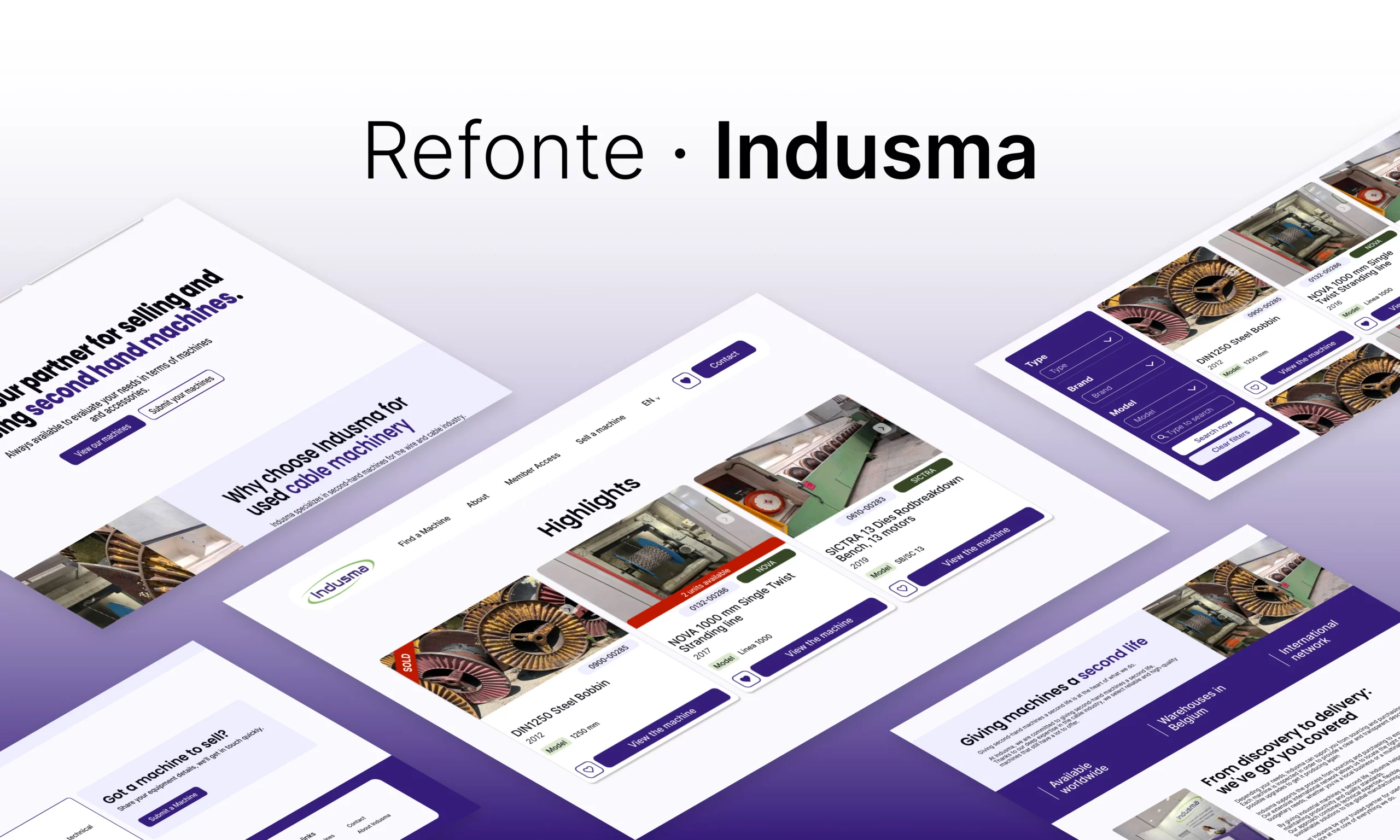 Refonte complète du site d’Indusma