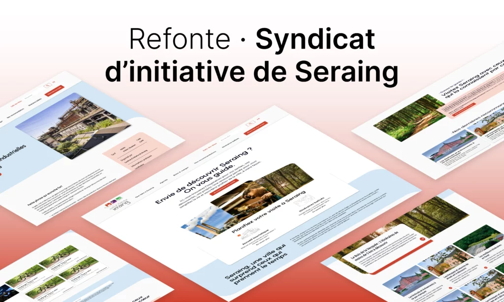 Refonte du site du Syndicat d’initiative de Seraing